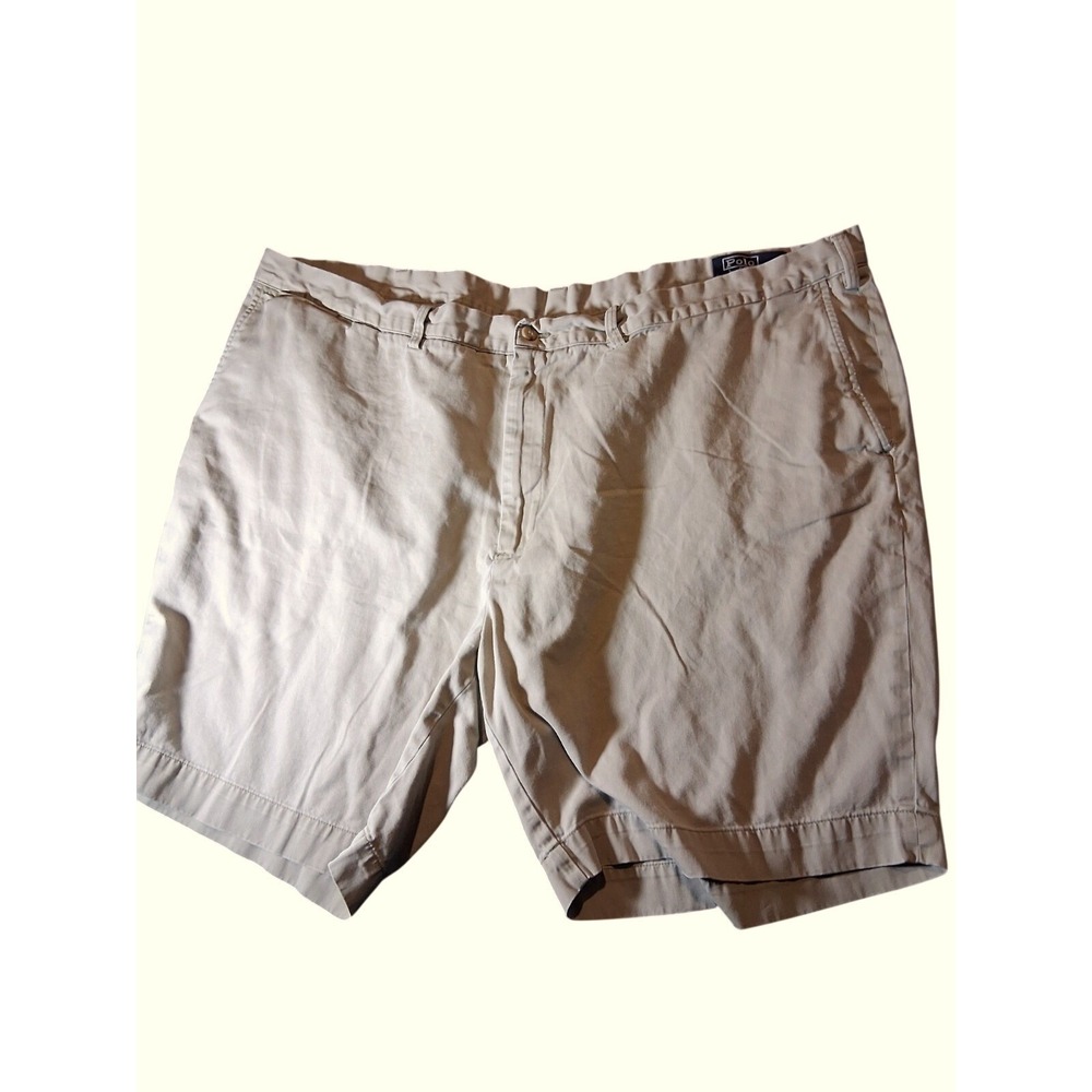 Polo Ralph Lauren Shorts Big & Tall 50B Stretch Classic Fit Beige Chino 10‎